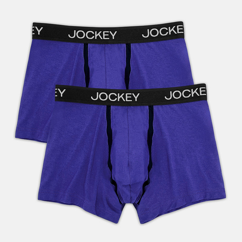 Jockey Men's Underwear ActiveStretch Boxer Brief - 3 Pack, Black, xl