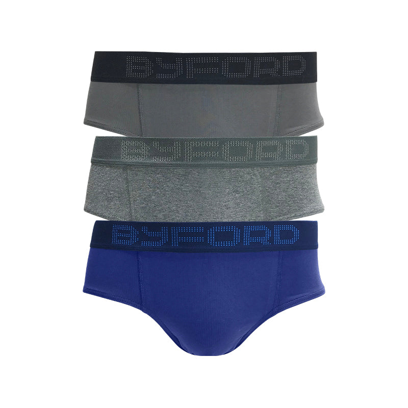 Byford 3pcs Men's Classic Briefs | Cotton Elastane | BMB835795AS1