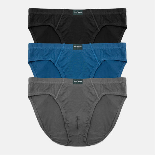 Hush Puppies 3pcs Men's Mini Briefs | Bamboo Spandex | BP2322