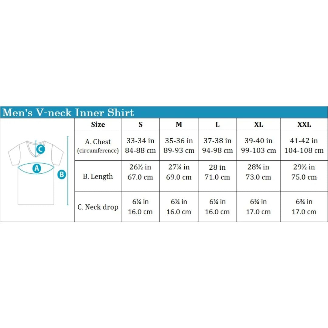 Byford 3pcs Men's V-Neck Muscle Tee | Cotton Rib | BMN278491AS1