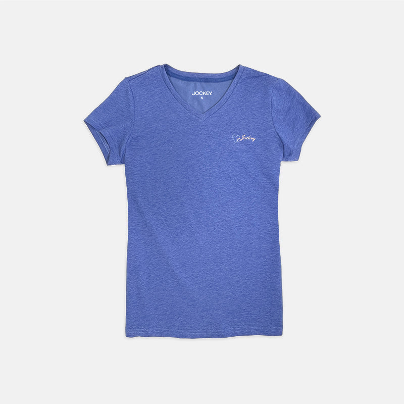Jockey® Ladies' V-Neck Tee | Cotton | JLT358913