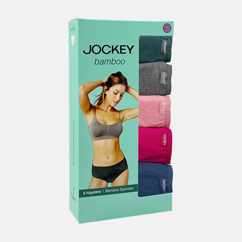 Jockey® 5pcs Ladies' Hipster Panties | Bamboo Spandex | Bamboo | JLU278250AS1