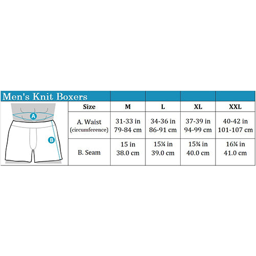 Hush Puppies 2pcs Men's Solid Knit Boxer Shorts | Cotton | HMX733055AS1