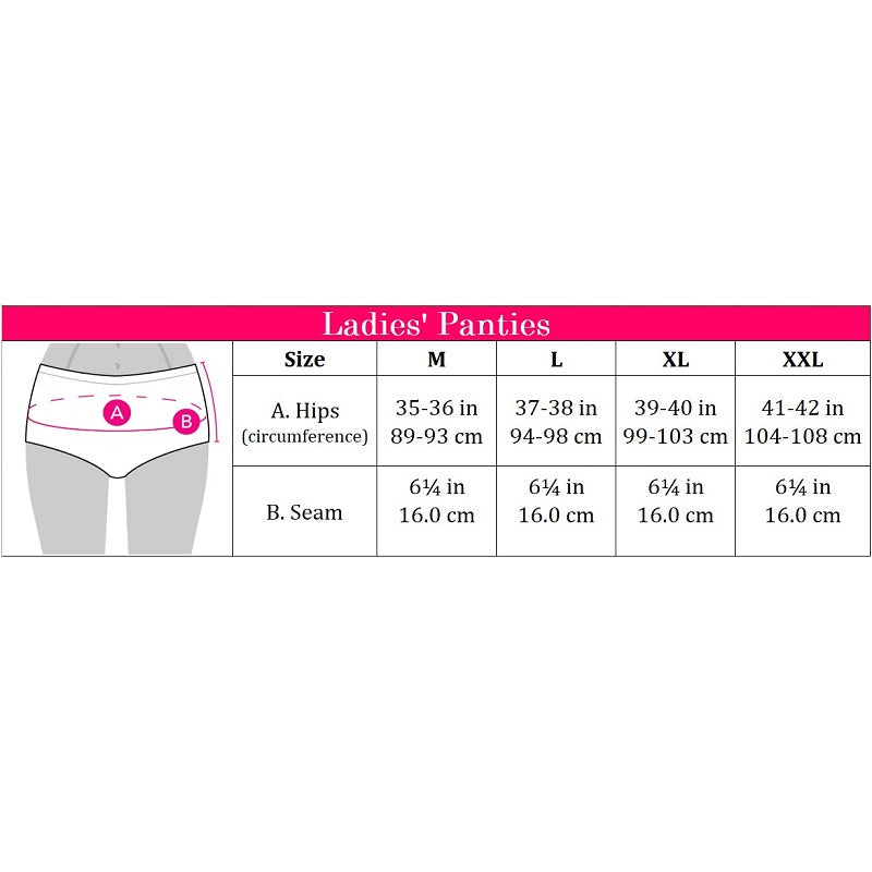Hush Puppies 5pcs Ladies' Maxi Panties | Cotton Spandex | Essential C | HLU008955AS1