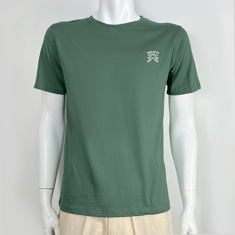 Regatta Crew Men's Round Neck Basic Tee With Embroidery | RMT288382