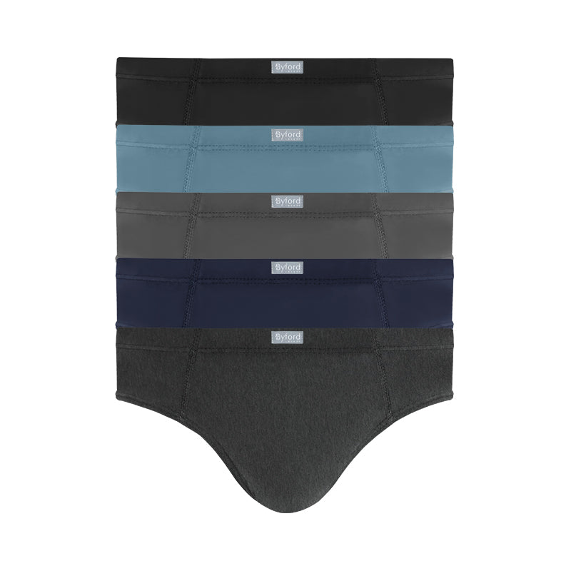 Byford 5pcs Men's Briefs | Combed Cotton | Classic | BMB207989AS1