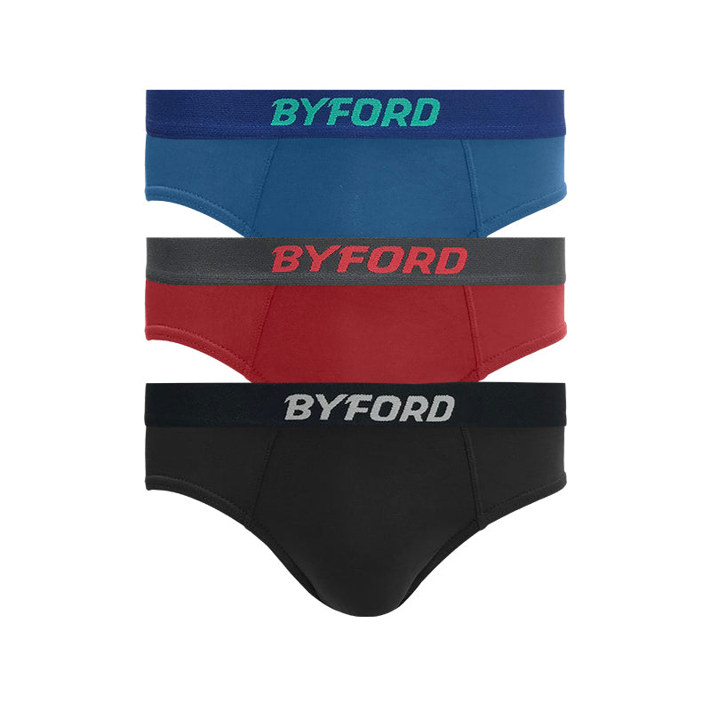 Byford 3pcs Men's Mini Briefs | Bamboo Elastane | BMB937271AS1