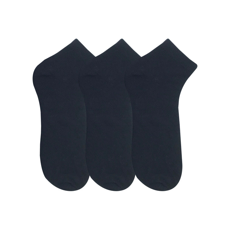 Byford 3prs Men's Ankle Socks | Cotton Elastane | BMS277434BLK