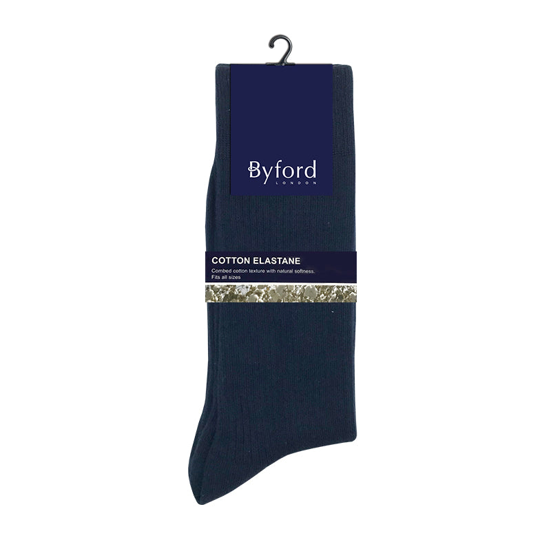 Byford 3prs Men's Full Length Socks | Cotton Elastane | BMS371261AS1