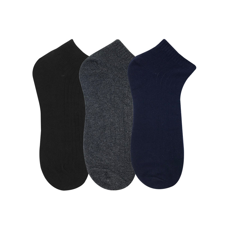 Byford 3prs Men's Ankle Socks | Cotton Elastane | BMS658994AS1