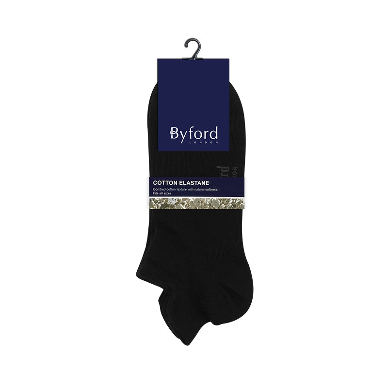Byford 3prs Men's Ankle Socks | Cotton Elastane | BMS658995AS1