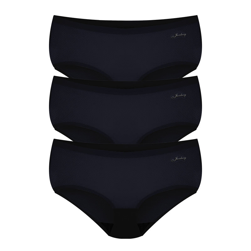 Jockey® 3pcs Ladies' Hipster Panties | No Panty Line Promise® | Microfiber Spandex | JLU278450