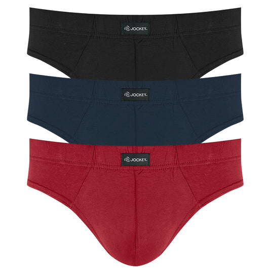 Jockey® 3pcs Men's Hipster Briefs | Bamboo Elastane | USA | JMB151064AS1