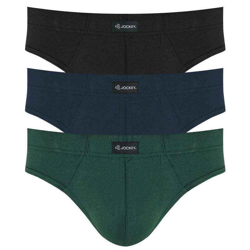 Jockey® 3pcs Men's Hipster Briefs | Bamboo Elastane | USA | JMB151064AS1