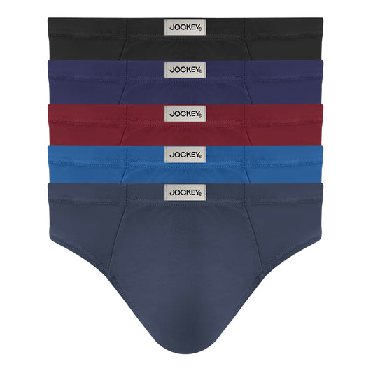 Jockey® 5pcs Men's Hipster Briefs | Microfiber Bamboo Elastane JMB157744AS1