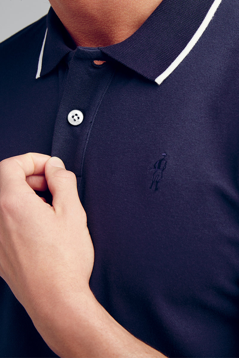 Jockey® 1pc Men's Pique Polo With Embroidery Logo | Cotton | Slim Fit | JMP937713