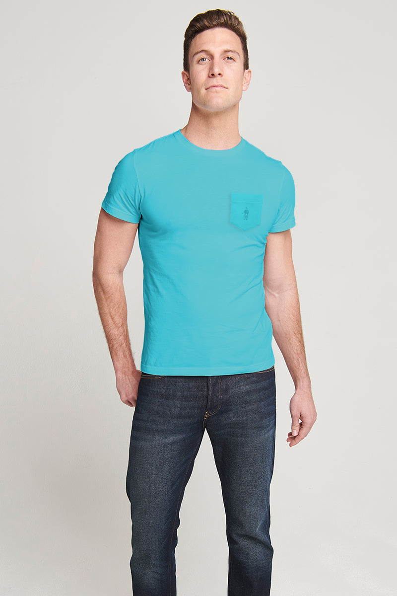 Jockey® 1pc Men's Basic Tee With Embroidery On Pocket | Cotton Single Jersey | Slim Fit | JMT937729