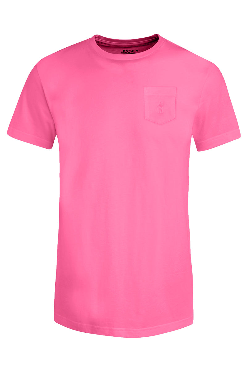 Jockey® 1pc Men's Basic Tee With Embroidery On Pocket | Cotton Single Jersey | Slim Fit | JMT937729