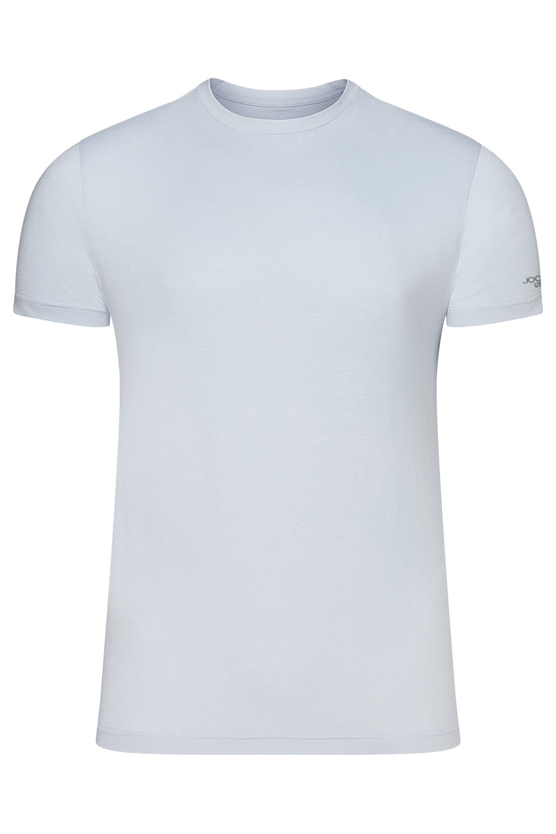 Jockey® Men's Basic Tee With Logo On Sleeve | Cotton Single Jersey | Slim Fit | JMT938617