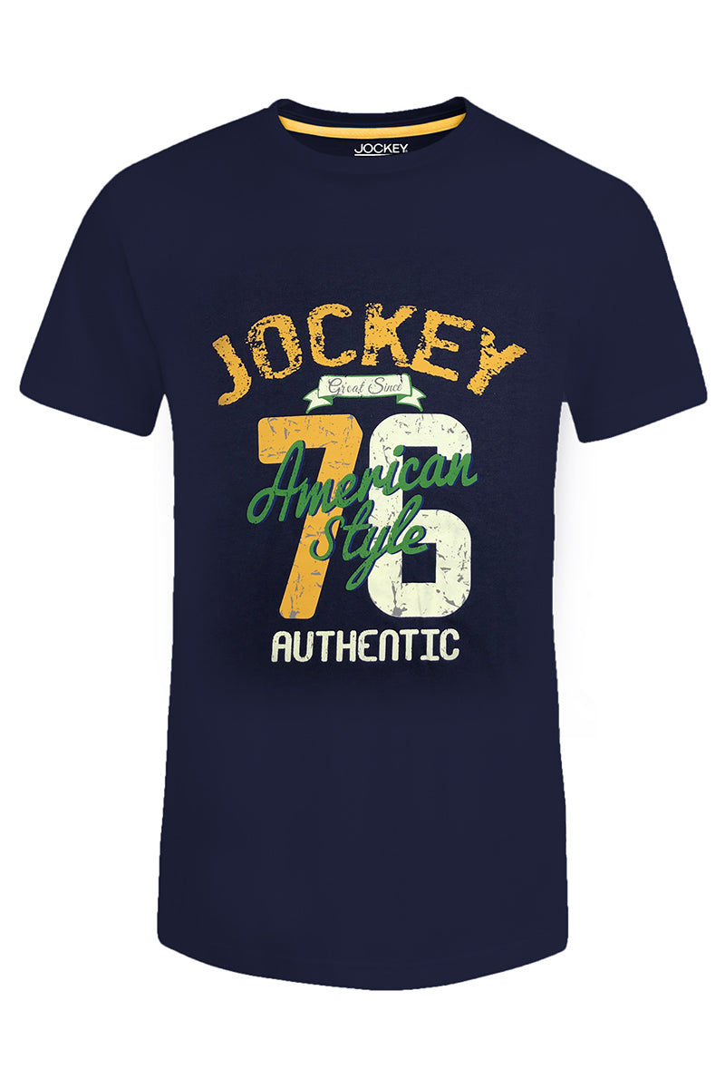 Jockey®️ 1pc Men's Graphic Tee | Cotton Single Jersey | Slim Fit | JMT938618