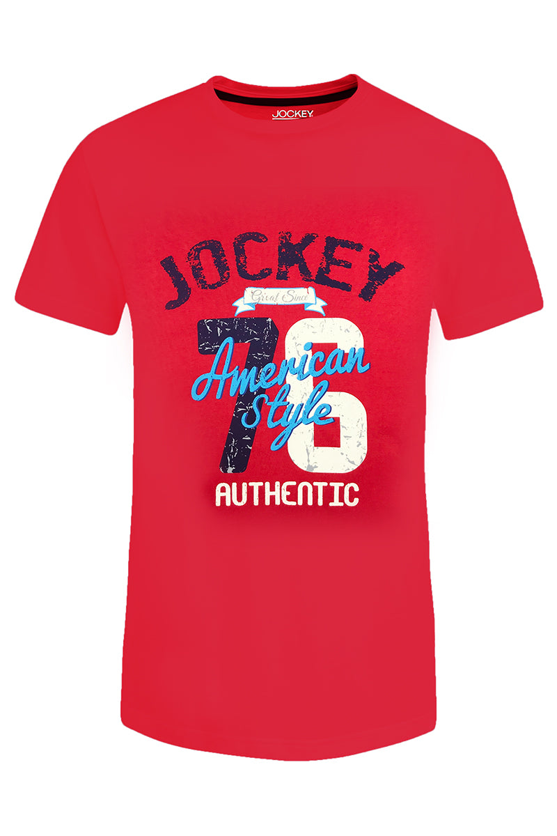Jockey®️ 1pc Men's Graphic Tee | Cotton Single Jersey | Slim Fit | JMT938618