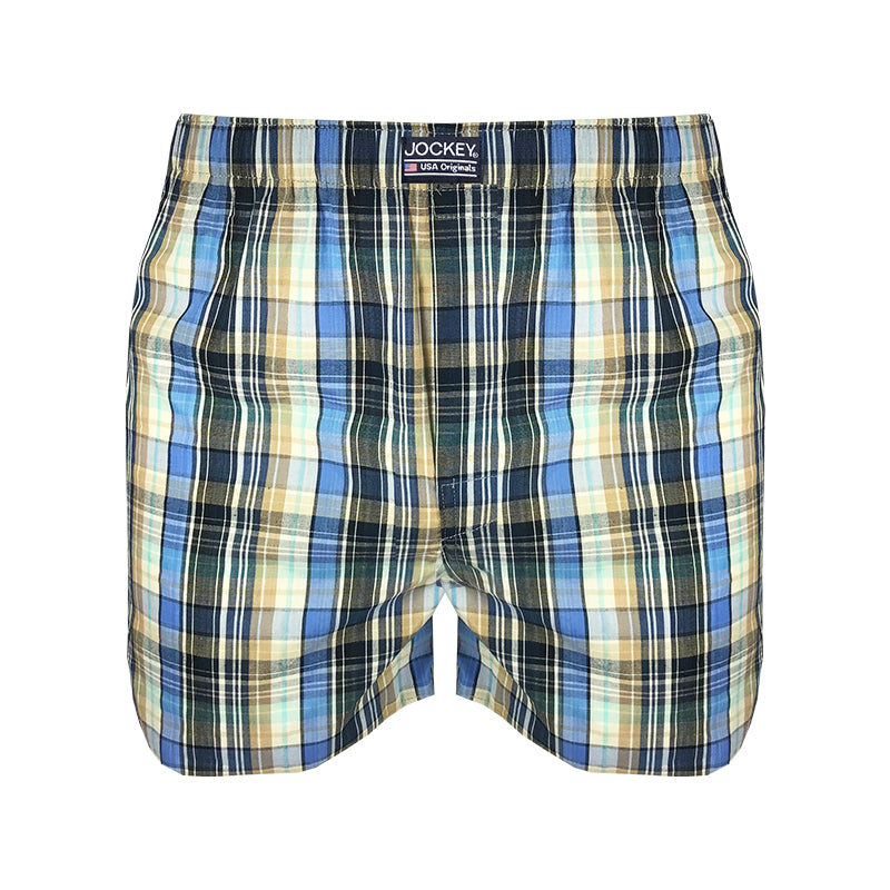 Jockey®️ 1pc Men's Woven Boxer Shorts, Cotton