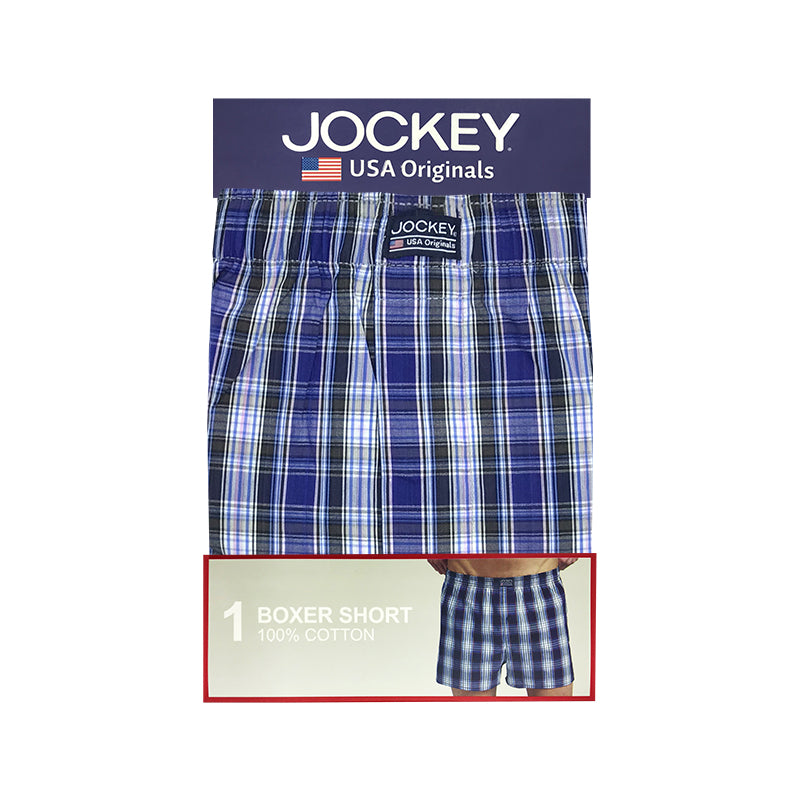 Jockey®️ 1pc Men's Woven Boxer Shorts | Cotton | JMX019511AS1