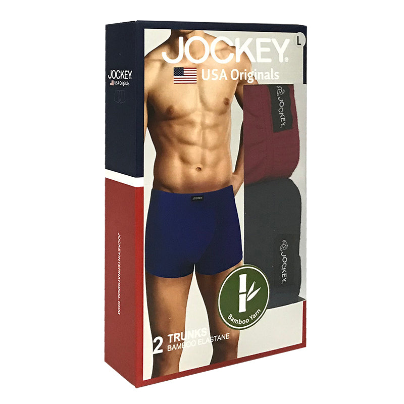 Jockey® 2pcs Men's Trunks | Bamboo Elastane | USA | JMX151065AS1
