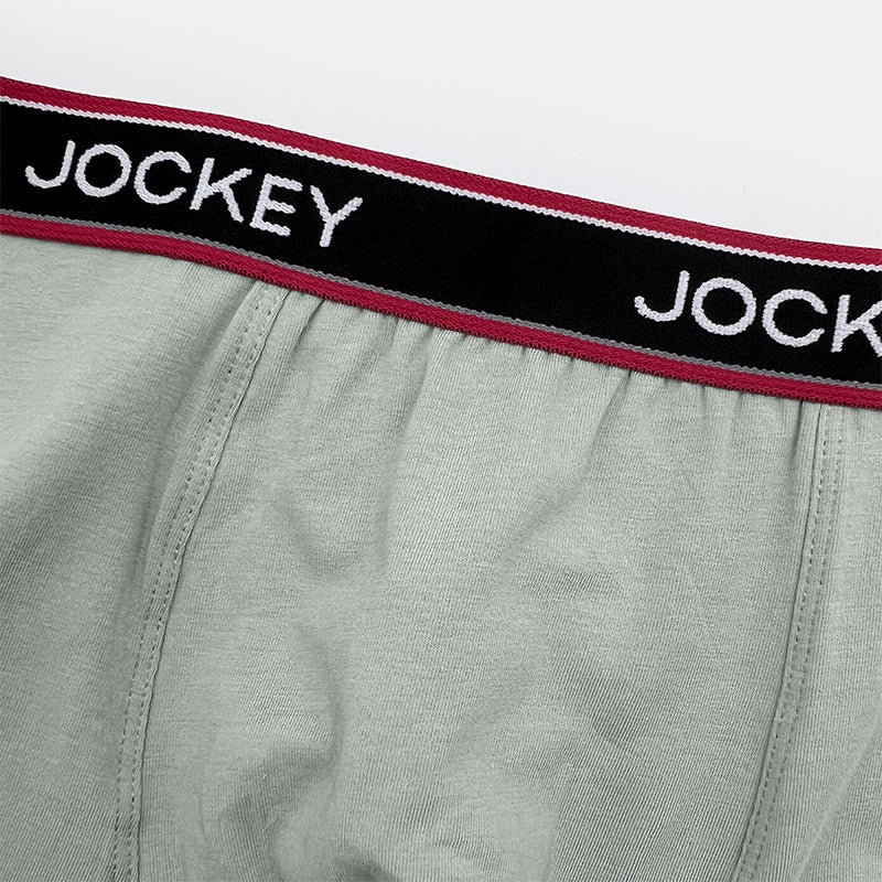 Jockey® 2pcs Men's Basic Long Trunk | Cotton Elastane | JMX958470AS1
