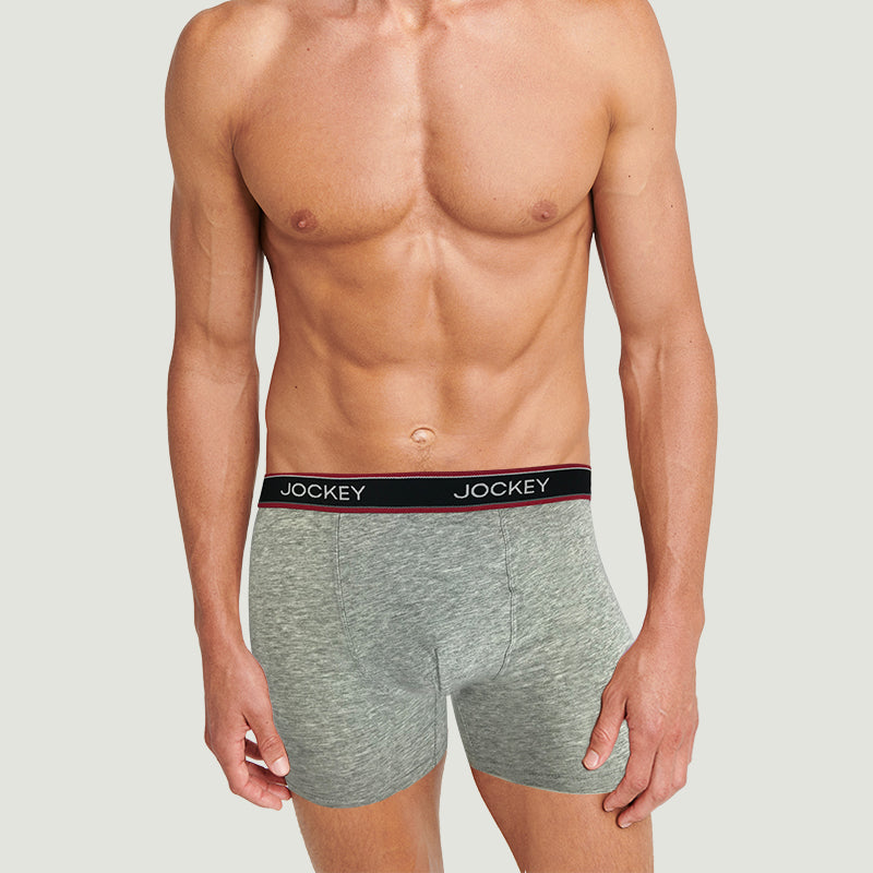 Jockey® 2pcs Men's Basic Long Trunk | Cotton Elastane | JMX958470AS1