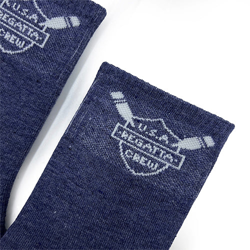 Regatta Crew 3prs Men's Quarter Socks - Logo | Cotton Elastane | RMS237999AS1