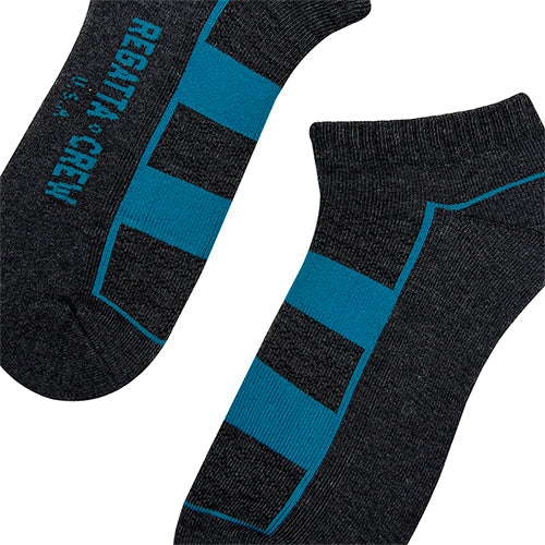 Regatta Crew 3prs Men's Half Terry Ankle Socks - Graphic | Cotton Elastane | RMS238001AS1