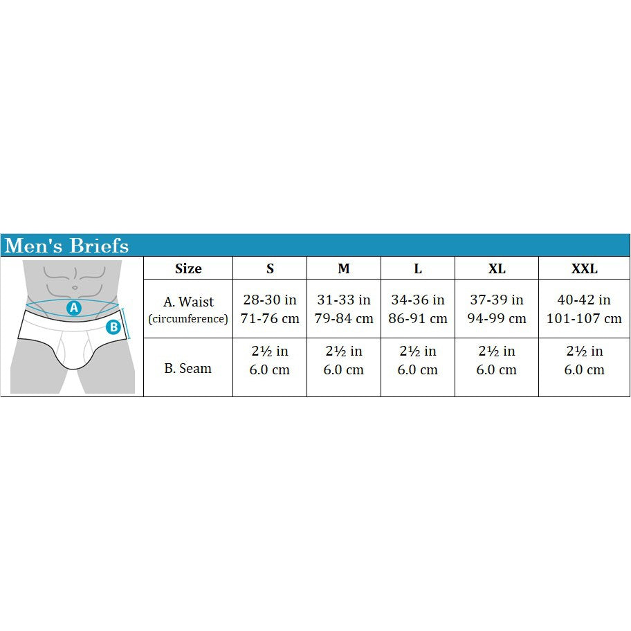 Byford 5pcs Men's Hipster Briefs | Combed Cotton | BMB907263AS1