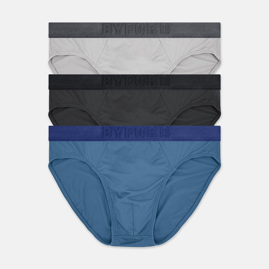 Byford 3pcs Men's Mini Briefs | Ultra Fine | Microfiber | BMB338637