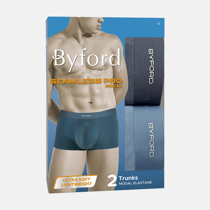 Byford 2pcs Men's Trunks | Seamless Pro | Modal | BMX378848AS1