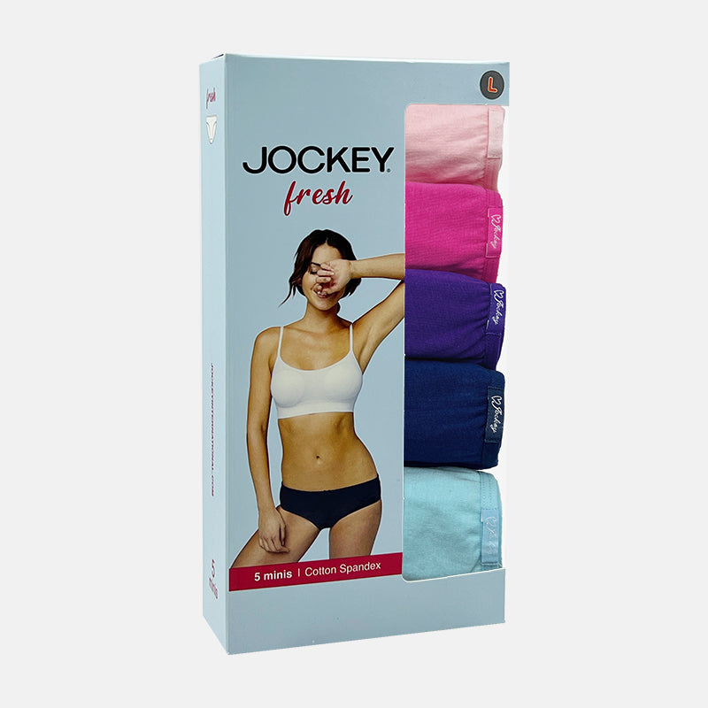 Jockey® 5pcs Ladies' Mini Panties | Cotton Spandex | Fresh JLU278243AS1