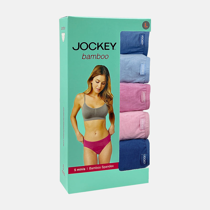 Jockey® 5pcs Ladies' Mini Panties | Bamboo Spandex | Bamboo | JLU278249AS1