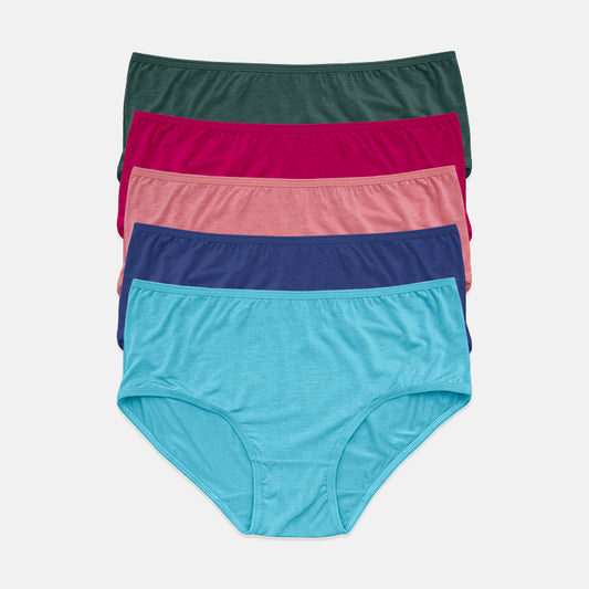 Jockey® 5pcs Ladies' Midi Panties | Bamboo Spandex | Bamboo | JLU278251AS1