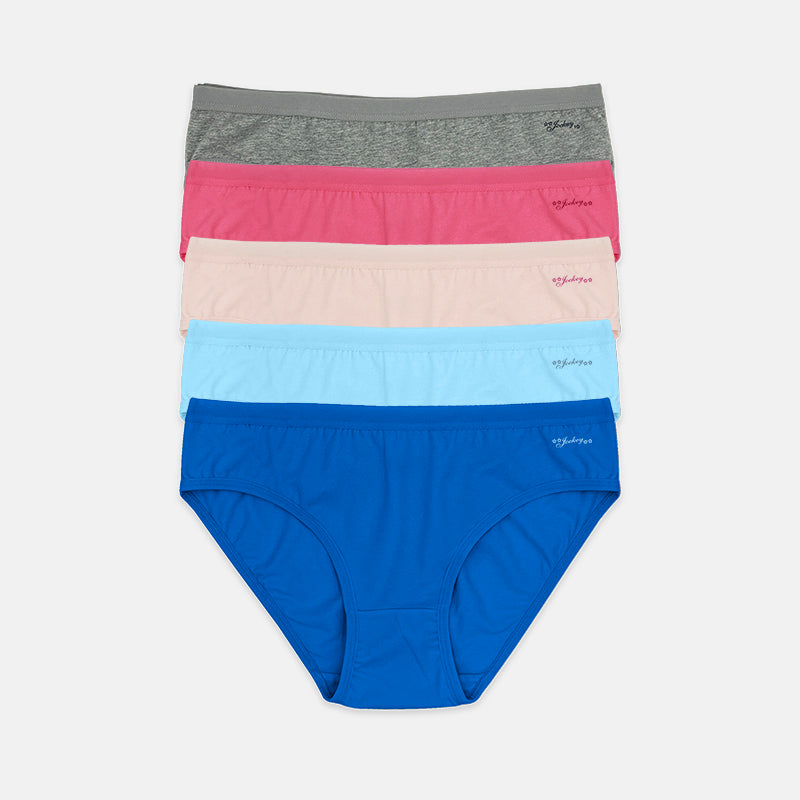 Jockey® Ladies 5pcs Mini Panties | Cotton Spandex | Soft | JLU308767AS1