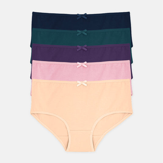 Jockey 5pcs Ladies' Midi Panties Cotton Spandex | Bloom | JLU378916AS1