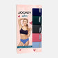 Jockey 5pcs Ladies Panties | Cotton Spandex | Hipster | Adore | JLU378918AS1
