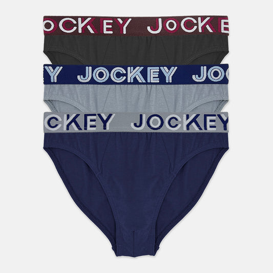 Jockey® 3pcs Men's Mini Briefs | Cotton Elastane | Core | JMB338711AS1