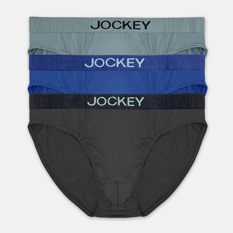 Jockey® 3pcs Men Mini Briefs | Microfiber Elastane | USA Originals | JMB358859AS1