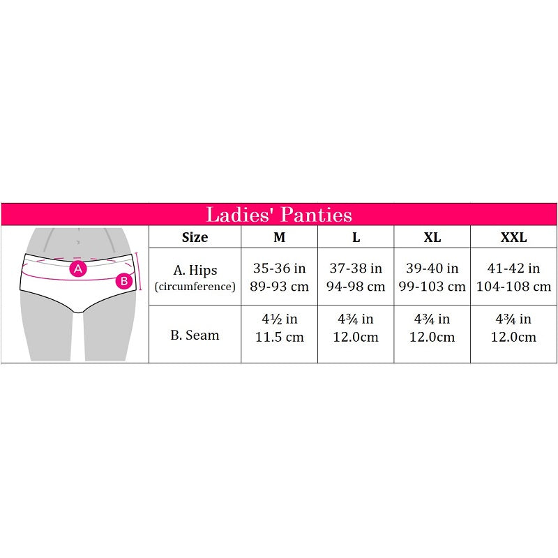 Jockey® 5pcs Ladies' Midi Panties | Cotton Spandex | Soft | JLU308769AS1