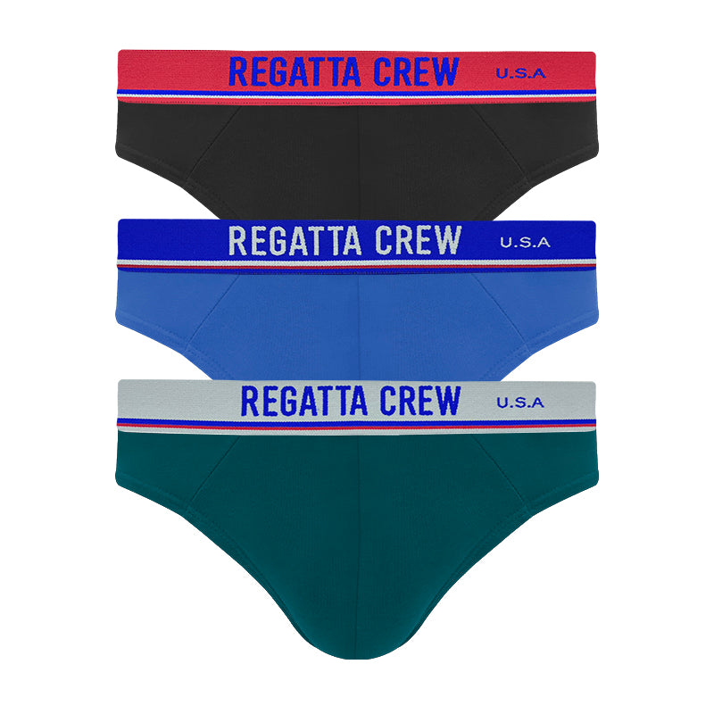 Regatta Crew 3pcs Men Briefs | Bamboo Elastane | Mini | RMB238023AS1