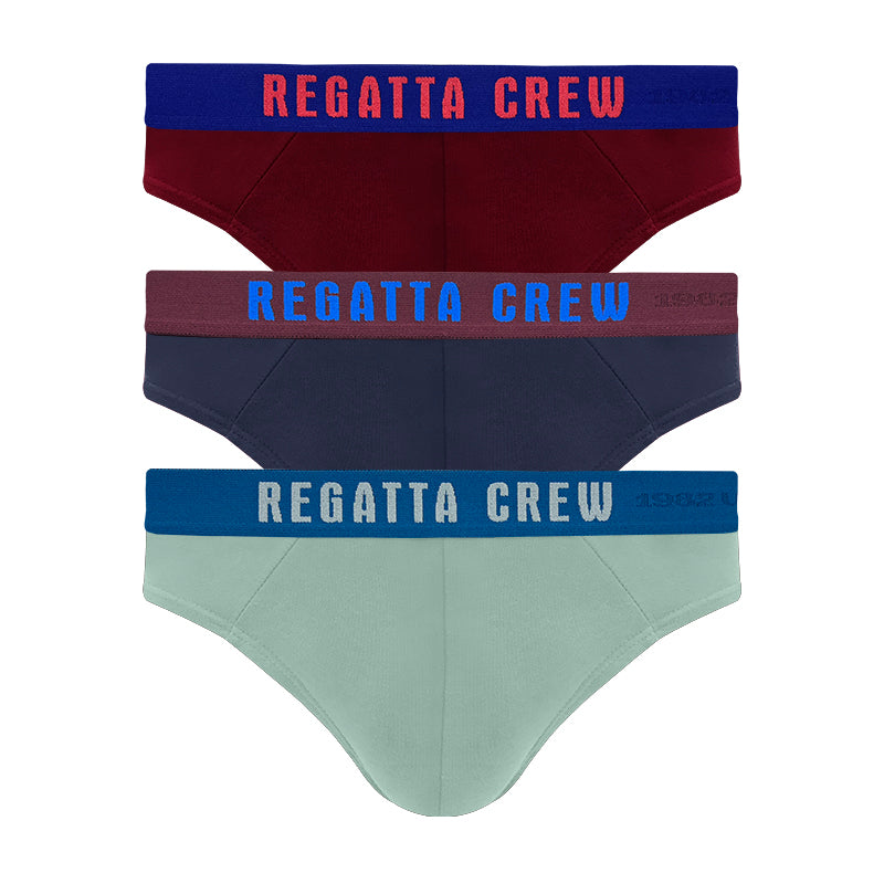 Regatta Crew 3pcs Men Briefs | Cotton Elastane | Mini | RMB238025AS1