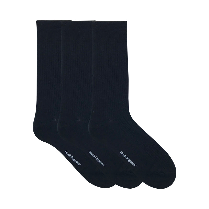 Hush Puppies 3prs Men's Full Length Socks | Cotton | 13133215145AS1