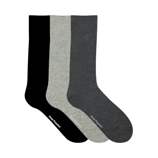 Hush Puppies 3prs Men's Full Length Socks | Cotton | 13133215146AS1