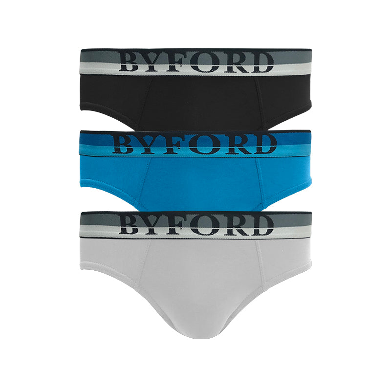 Byford 3pcs Men's Briefs | Cotton Elastane | Mini | BMB107735AS1