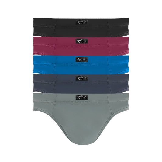 Byford 5pcs Men's Mini Briefs | Microfiber Bamboo Elastane | BMB157739AS1